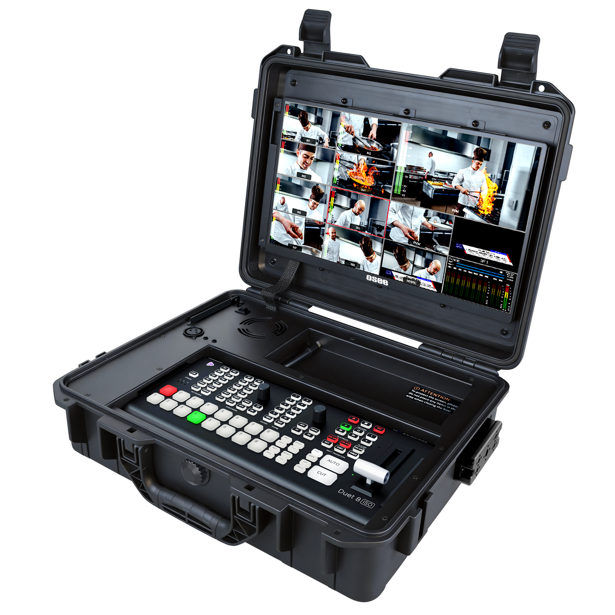 Osee GoStream Duet 8 ISO 8チャンネルビデオスイッチャー GoStream Duet 8 ISO Kit: All in One Pro Live Streaming Multi