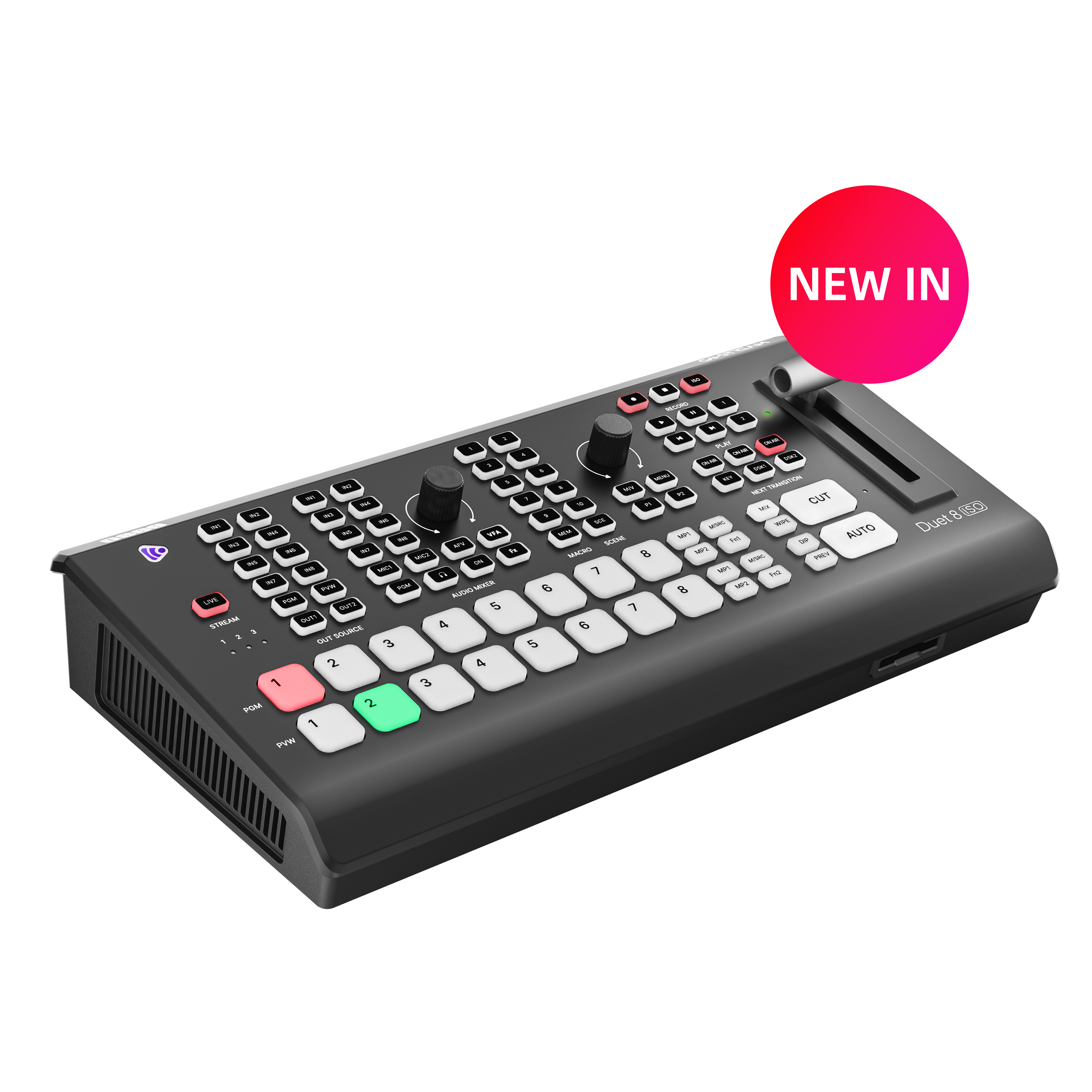 New-in Osee GoStream Duet 8 ISO 8-Channel Video Switcher