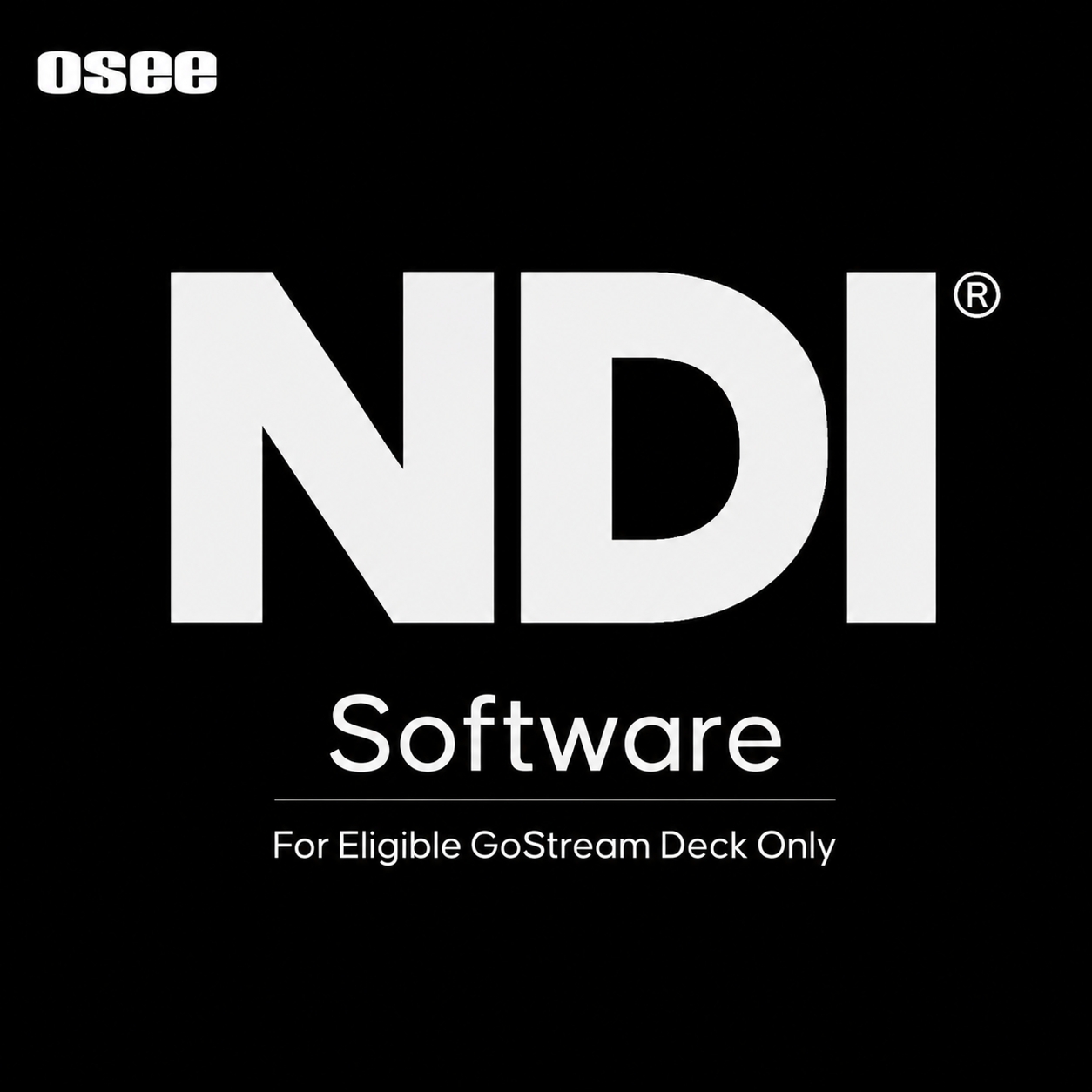 Osee Go Stream（NDIライセンス付き） GoStream Deck NDI|HXSoftware (Eligible GoStream Deck Only) – osee.tech