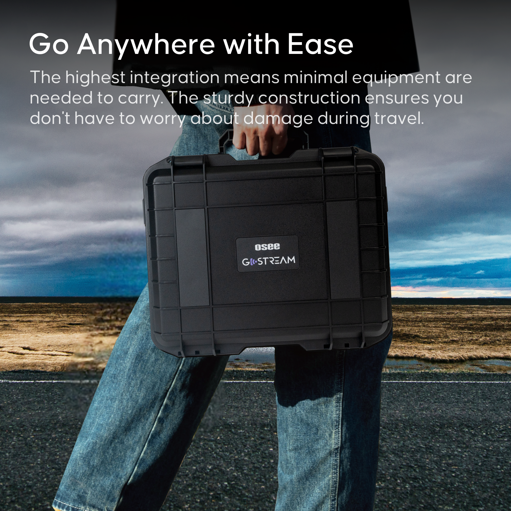 GoStream Duet Kit's sturdy construction ensures you no need to worry about damage during travel