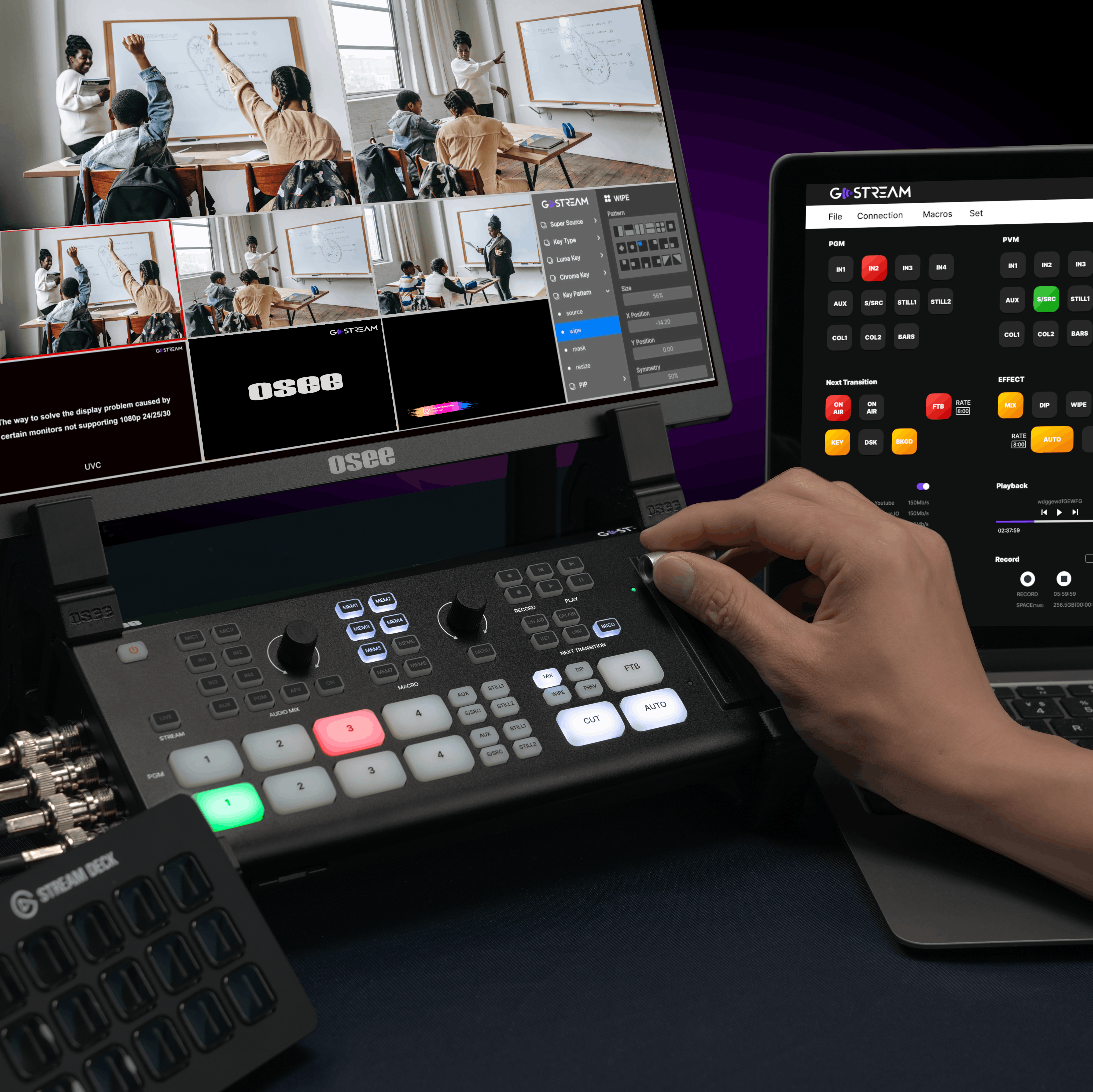 Gostream Control App GoStream Duet: SDI Live Stream Switcher with NDI & Multi-Camera Support ...