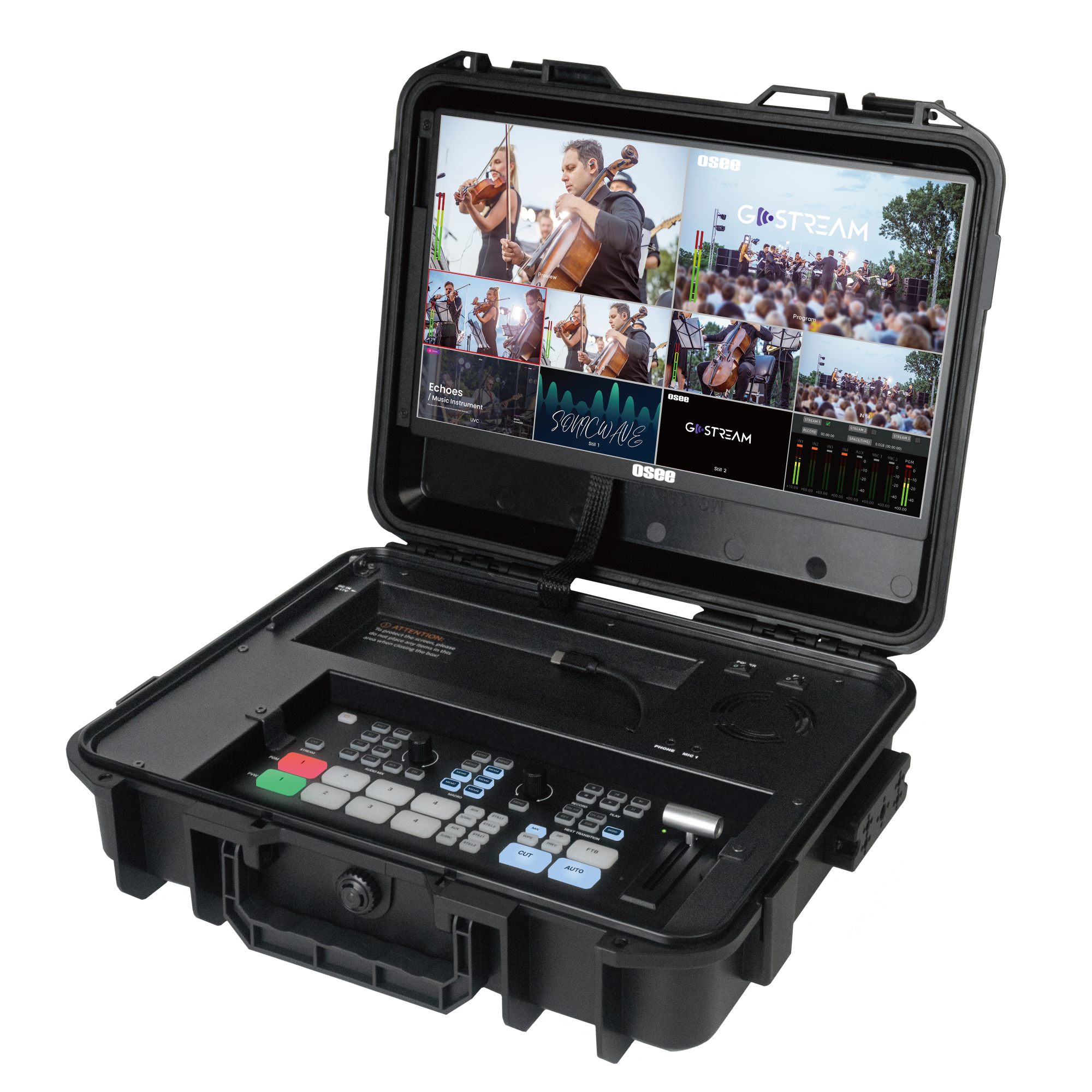 GoStream Duet Kit All-in-One Live Stream Switcher Multi-Camera Video Mixer
