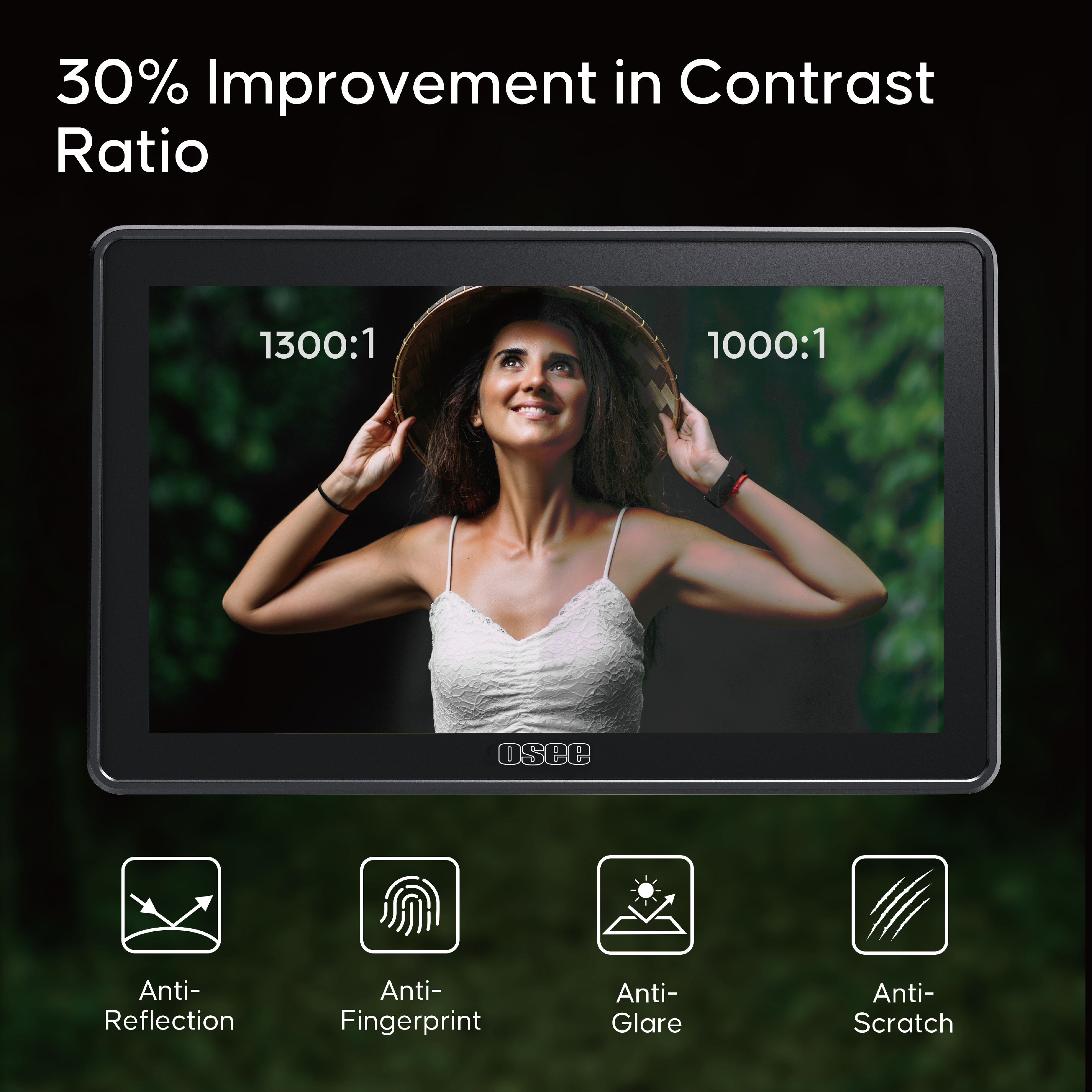 G7 Pro with 30% improvement in contrast ratio to 1300:1