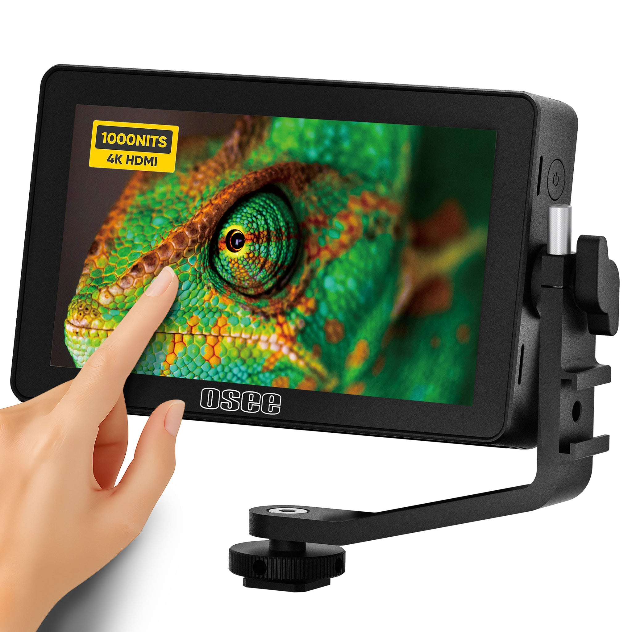 Lilmon 5 touch screen camera monitor with 1000-nit brightness and 4K HDMI port for outdoor filming