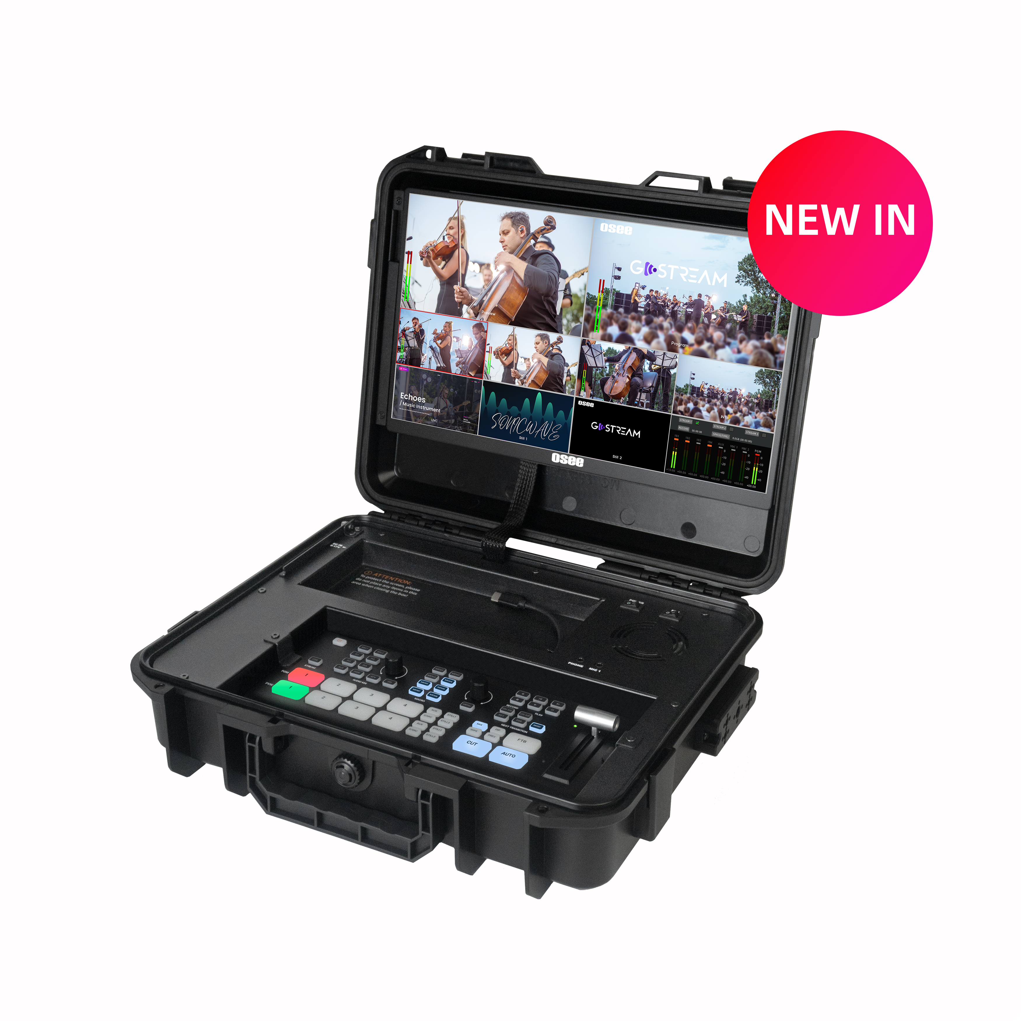 GoStream Duet Kit All-in-One Live Stream Switcher Multi-Camera Video Mixer
